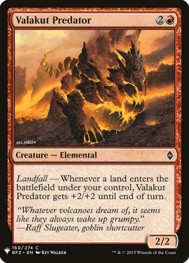 Valakut Predator [Mystery Booster] - MTG Single