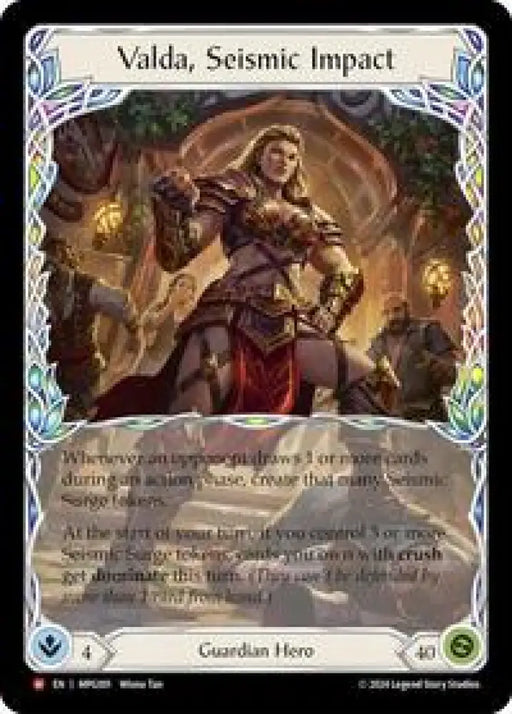 Valda, Seismic Impact (MPG001) [Mastery Pack Guardian]