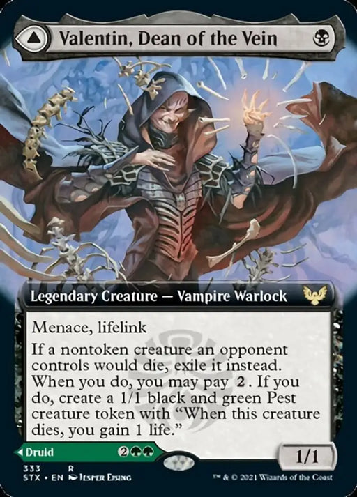 Valentin Dean of the Vein // Lisette Dean of the Root (Extended Art) [Strixhaven: School of Mages] - MTG Single