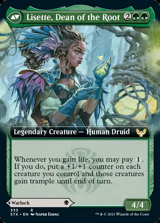 Valentin Dean of the Vein // Lisette Dean of the Root (Extended Art) [Strixhaven: School of Mages] - MTG Single