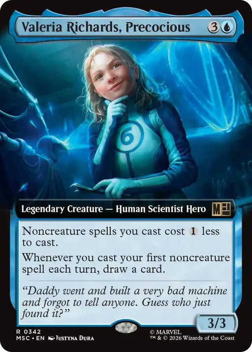 Valeria Richards, Precocious (Extended Art) (342) [Marvel Super Heroes Commander]