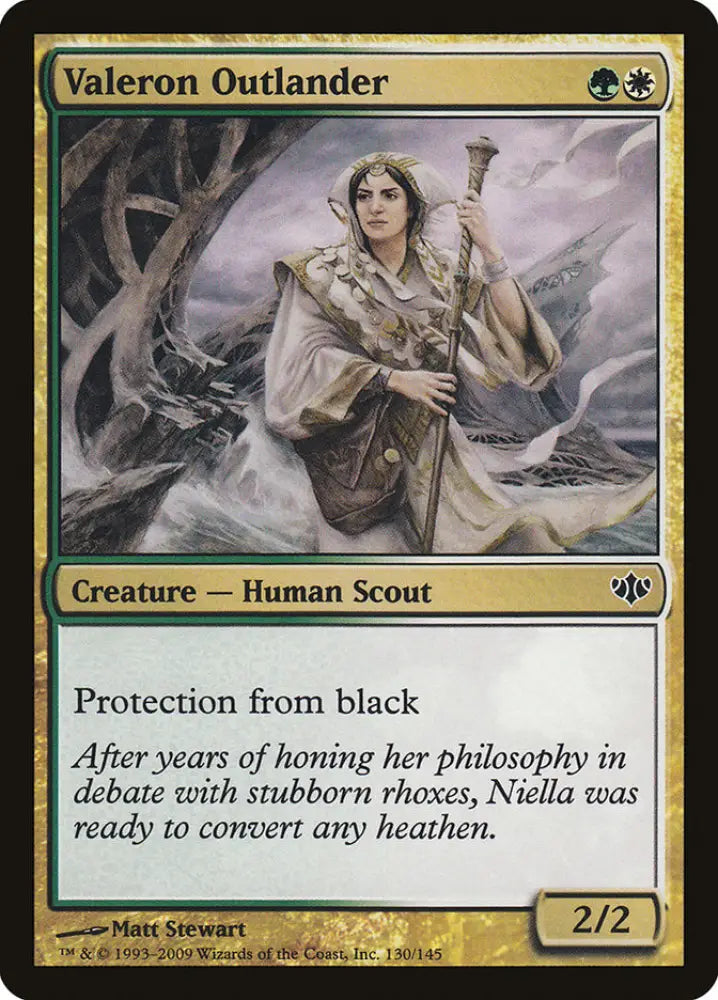 Valeron Outlander [Conflux] - MTG Single