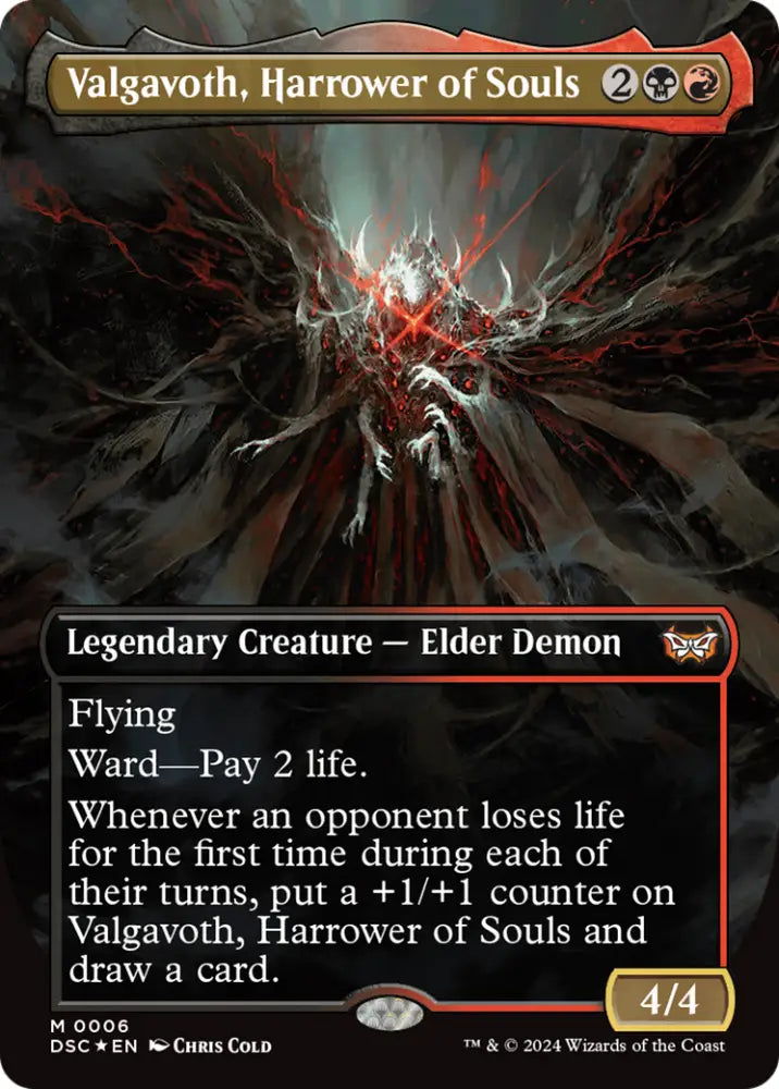 Valgavoth Harrower of Souls (Borderless) [Duskmourn: House of Horror Commander] - MTG Single