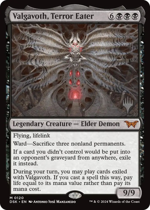 Valgavoth Terror Eater (Promo Pack) [Duskmourn: House of Horror Promos] - MTG Single