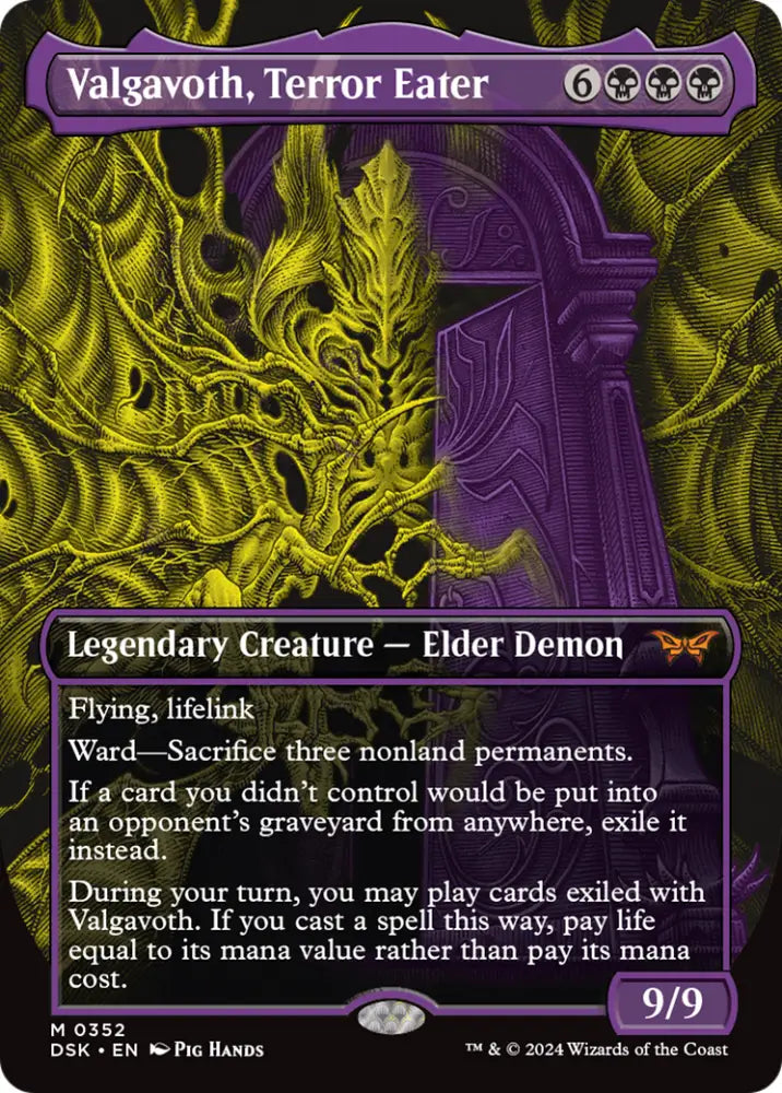 Valgavoth Terror Eater (Showcase) [Duskmourn: House of Horror] - MTG Single