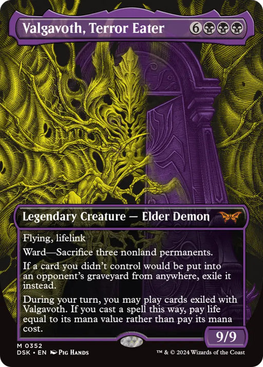 Valgavoth Terror Eater (Showcase) [Duskmourn: House of Horror] - MTG Single