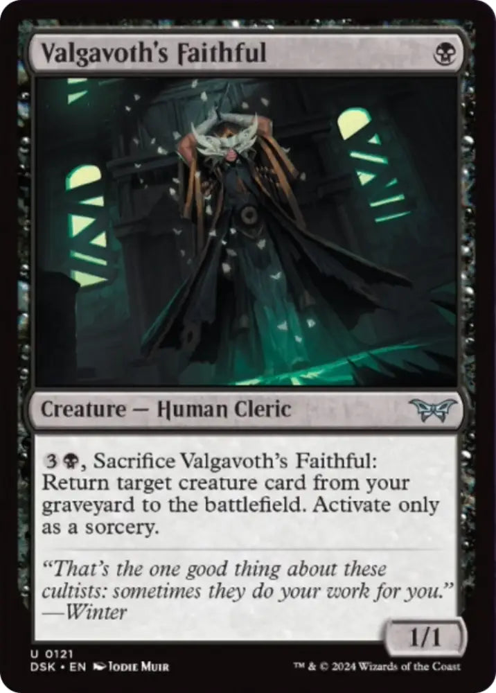 Valgavoth’s Faithful [Duskmourn: House of Horror] - MTG Single