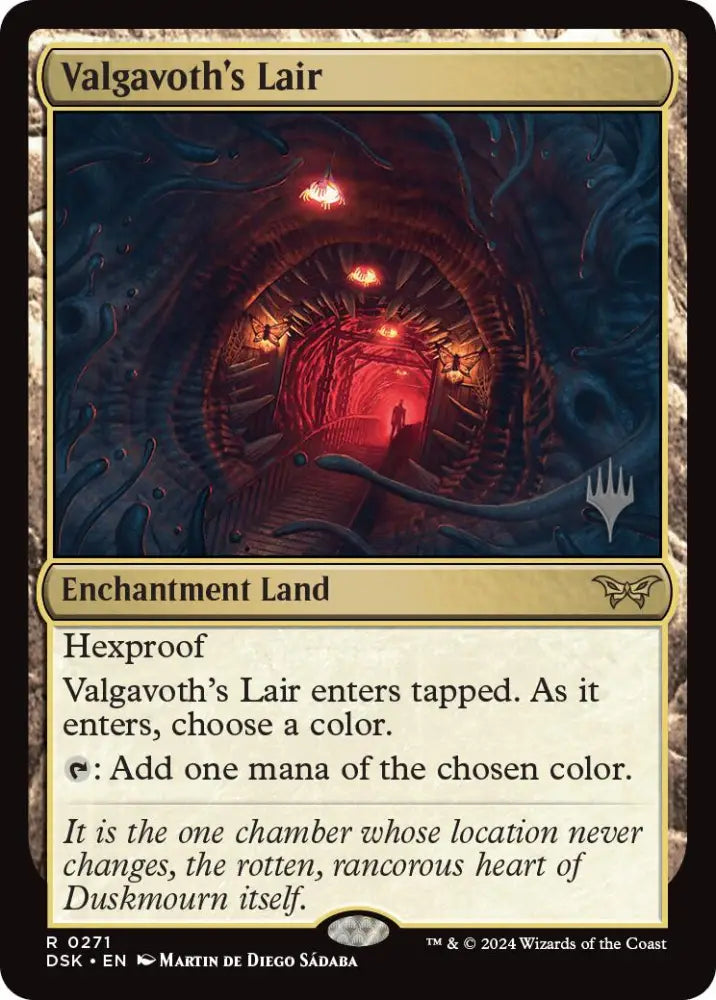 Valgavoth’s Lair (Promo Pack) [Duskmourn: House of Horror Promos] - MTG Single