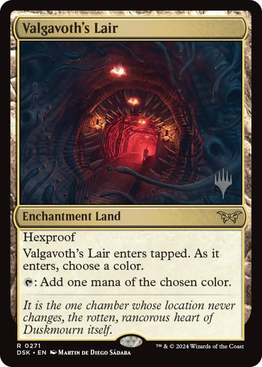 Valgavoth’s Lair (Promo Pack) [Duskmourn: House of Horror Promos] - MTG Single