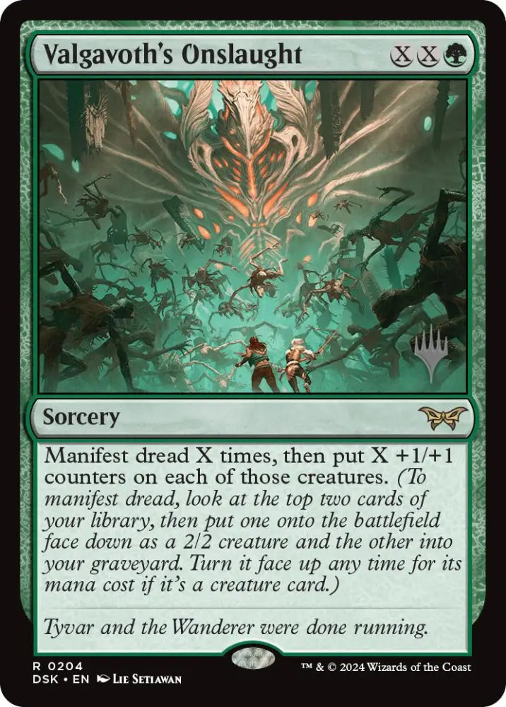 Valgavoth’s Onslaught (Promo Pack) [Duskmourn: House of Horror Promos] - MTG Single