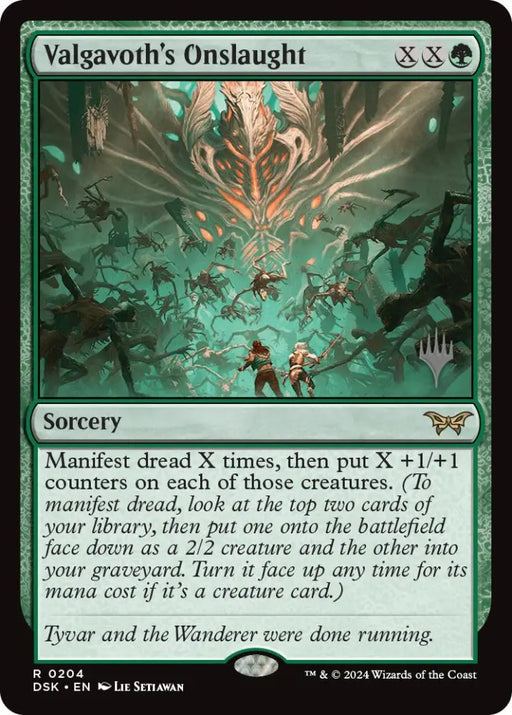 Valgavoth’s Onslaught (Promo Pack) [Duskmourn: House of Horror Promos] - MTG Single