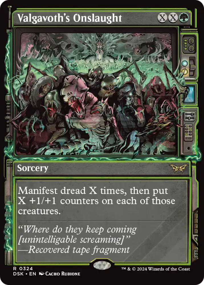 Valgavoth’s Onslaught (Showcase) [Duskmourn: House of Horror] - MTG Single