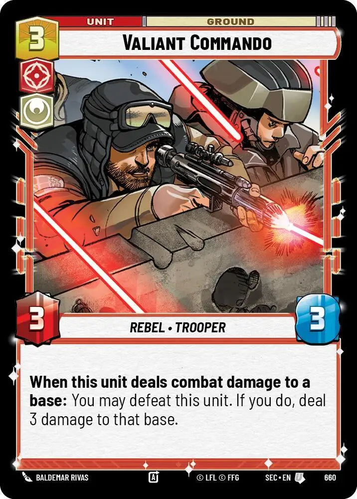 Valiant Commando (Foil) (660) [Secrets of Power]