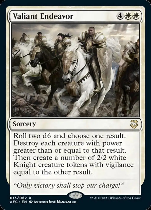 Valiant Endeavor [Dungeons & Dragons: Adventures in the Forgotten Realms Commander] - MTG Single