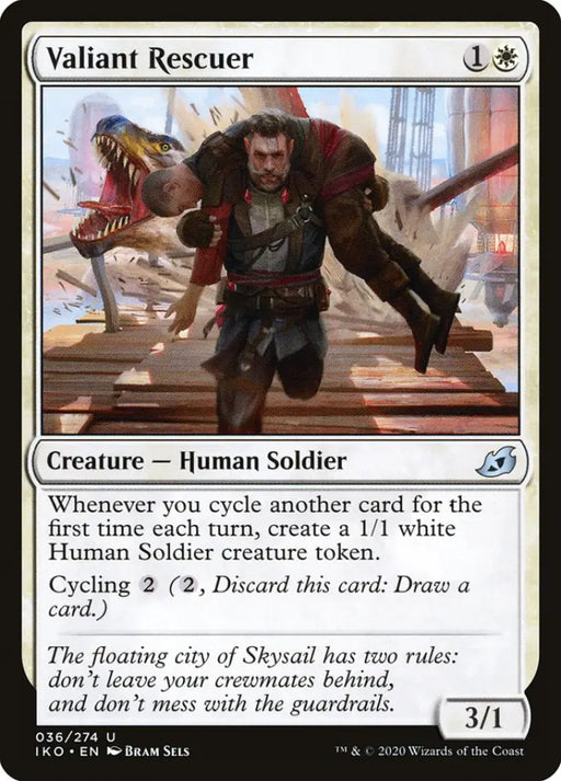 Valiant Rescuer [Ikoria: Lair of Behemoths] - MTG Single