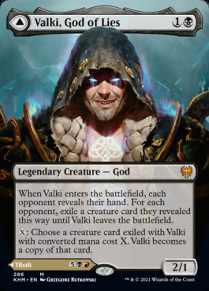 Valki God of Lies // Tibalt Cosmic Impostor (Borderless) [Kaldheim] - MTG Single