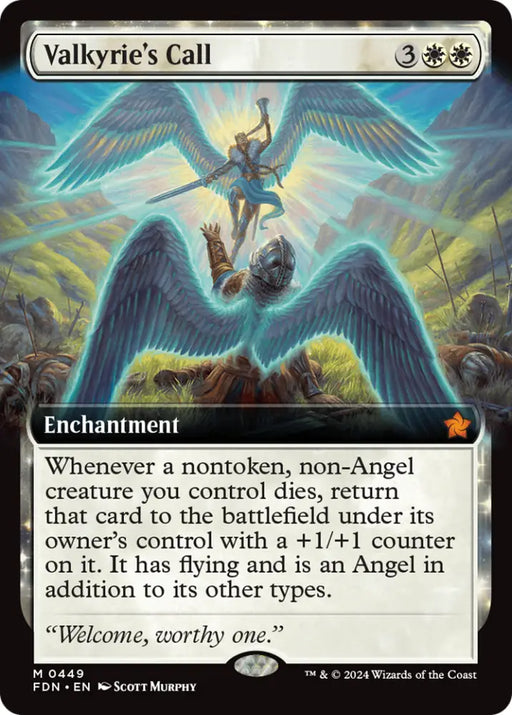 Valkyrie’s Call (Extended Art) [Foundations] - MTG Single