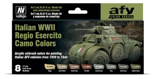 Vallejo: AFV Color Series: Italian WWII Regio Esercito Camo Colors - Vallejo