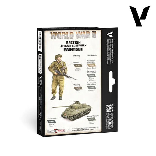 Vallejo: AFV Color Series WWII British Armour & Infantry - Vallejo