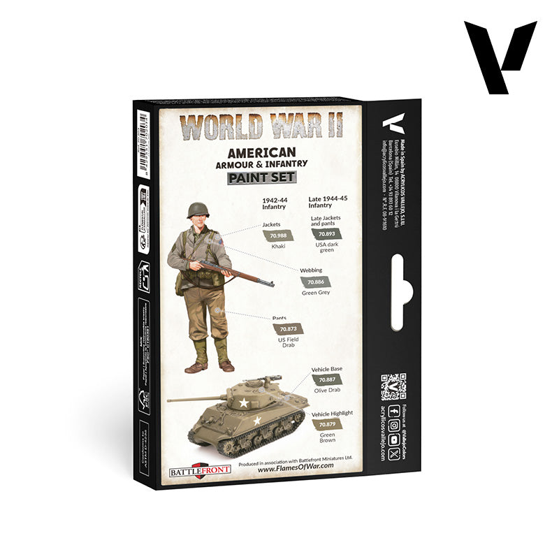 Vallejo: AFV Color Series WWII American Armour & Infantry