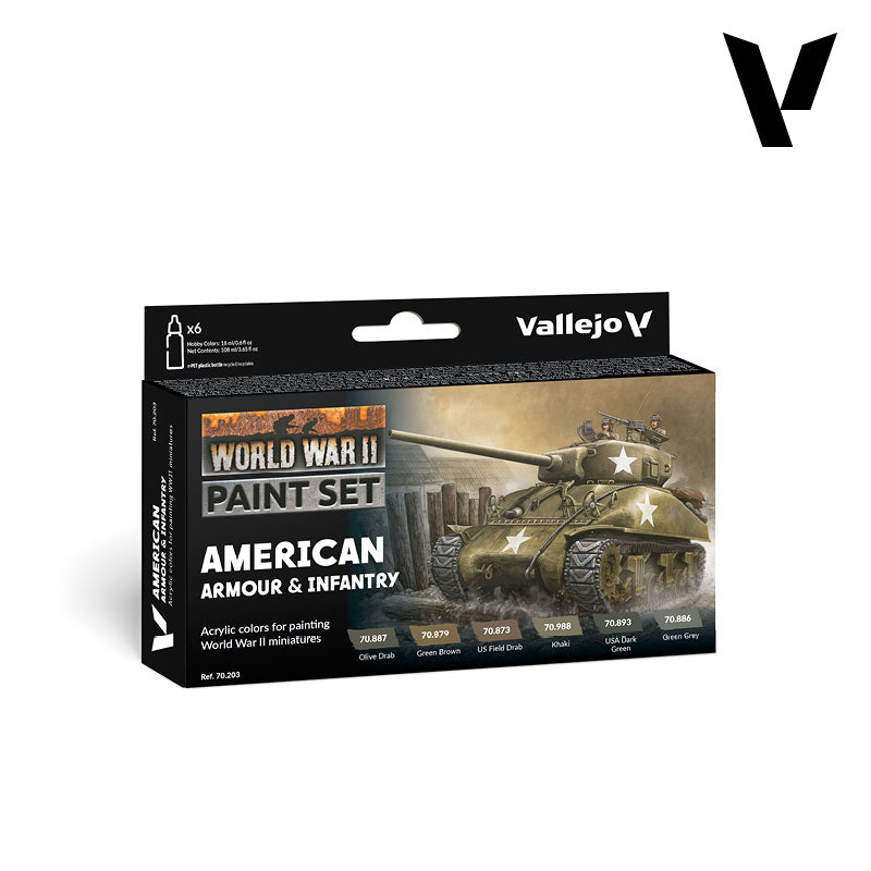 Vallejo: AFV Color Series WWII American Armour & Infantry
