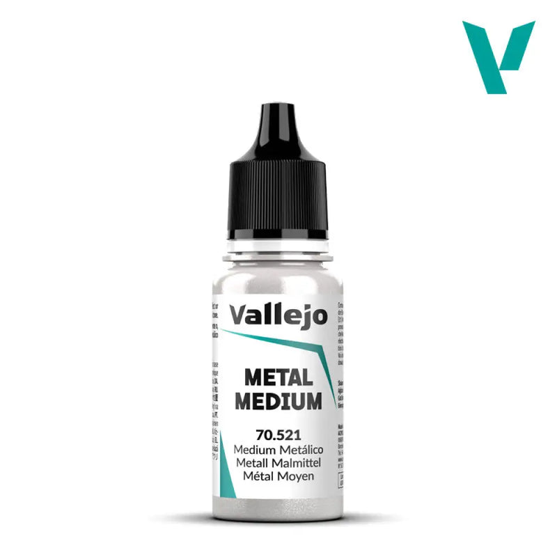 Vallejo Auxiliary Products: Metal Medium (18ml) - Vallejo