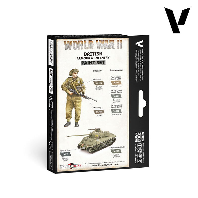 Vallejo: AFV Color Series WWII British Armour & Infantry