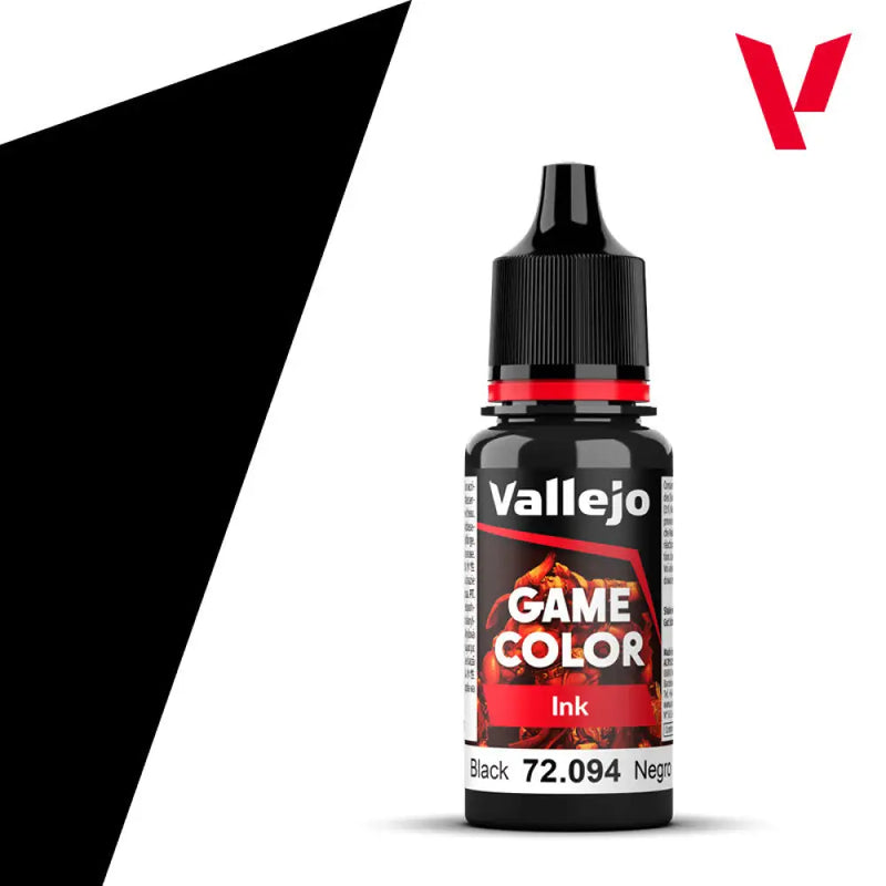 Vallejo Game Color: Black (18ml) - Vallejo