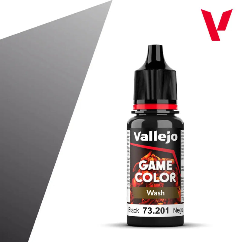 Vallejo Game Color: Black Wash (18ml) - Vallejo