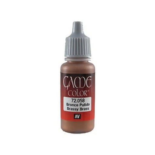 Vallejo Game Color: Brassy Brass (18ml) - Vallejo