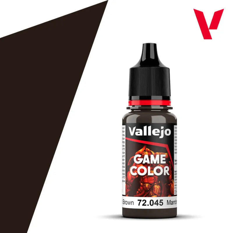 Vallejo Game Color: Charred Brown (18ml) - Vallejo