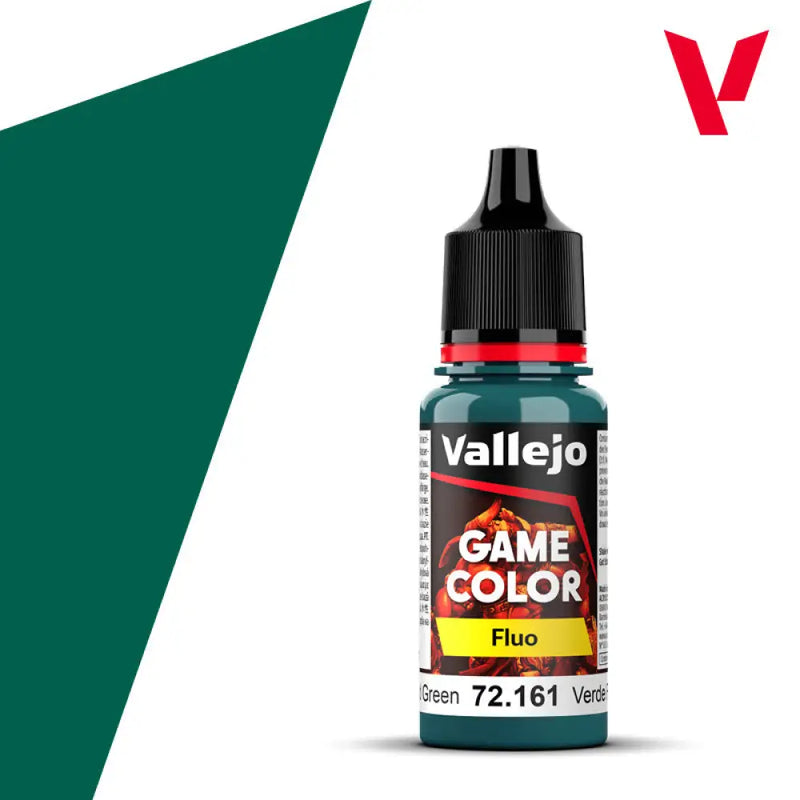 Vallejo Game Color Fluo: Fluorescent Cold Green (18ml) - Vallejo