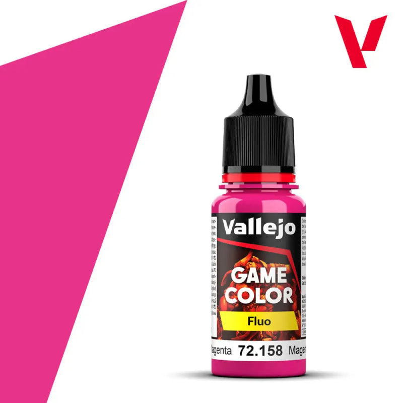 Vallejo Game Color Fluo: Fluorescent Magenta (18ml) - Vallejo