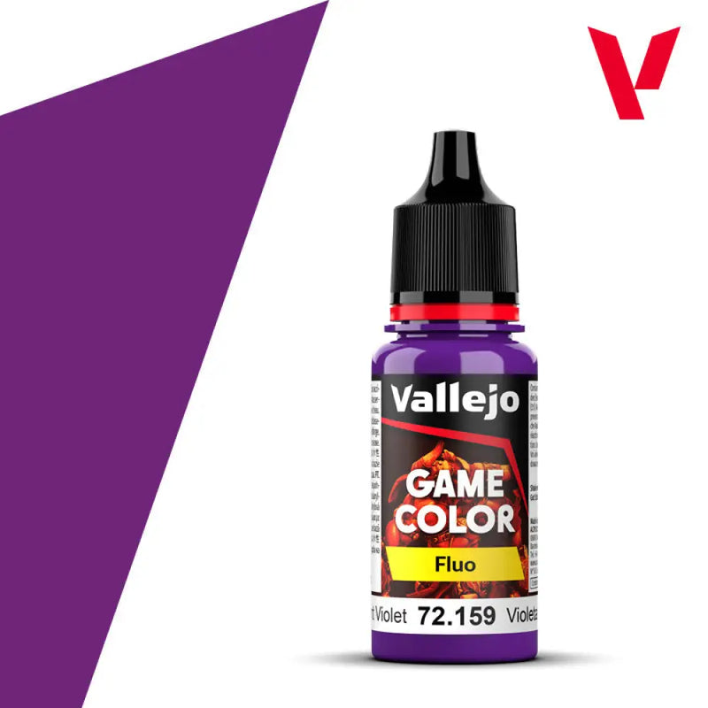 Vallejo Game Color Fluo: Fluorescent Violet (18ml) - Vallejo