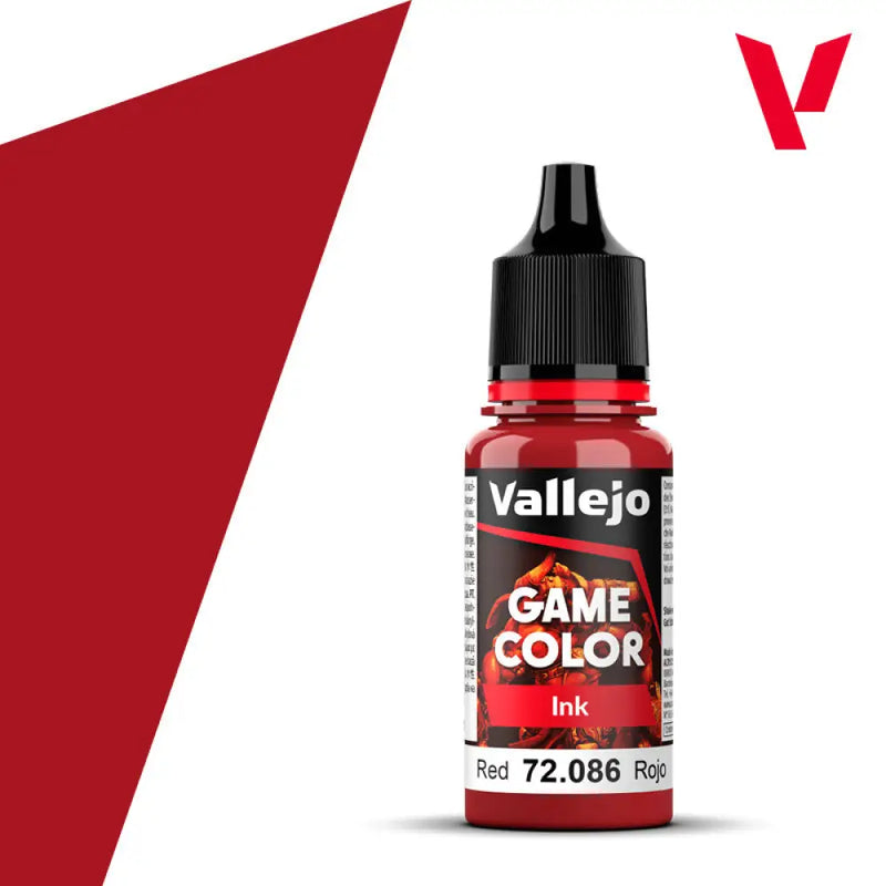 Vallejo Game Color Ink: Red (18ml) - Vallejo