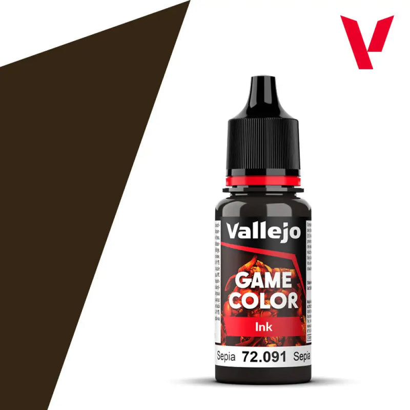 Vallejo Game Color Ink: Sepia (18ml) - Vallejo
