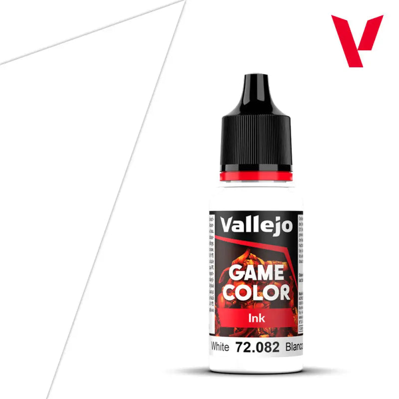 Vallejo Game Color Ink: White (18ml) - Vallejo