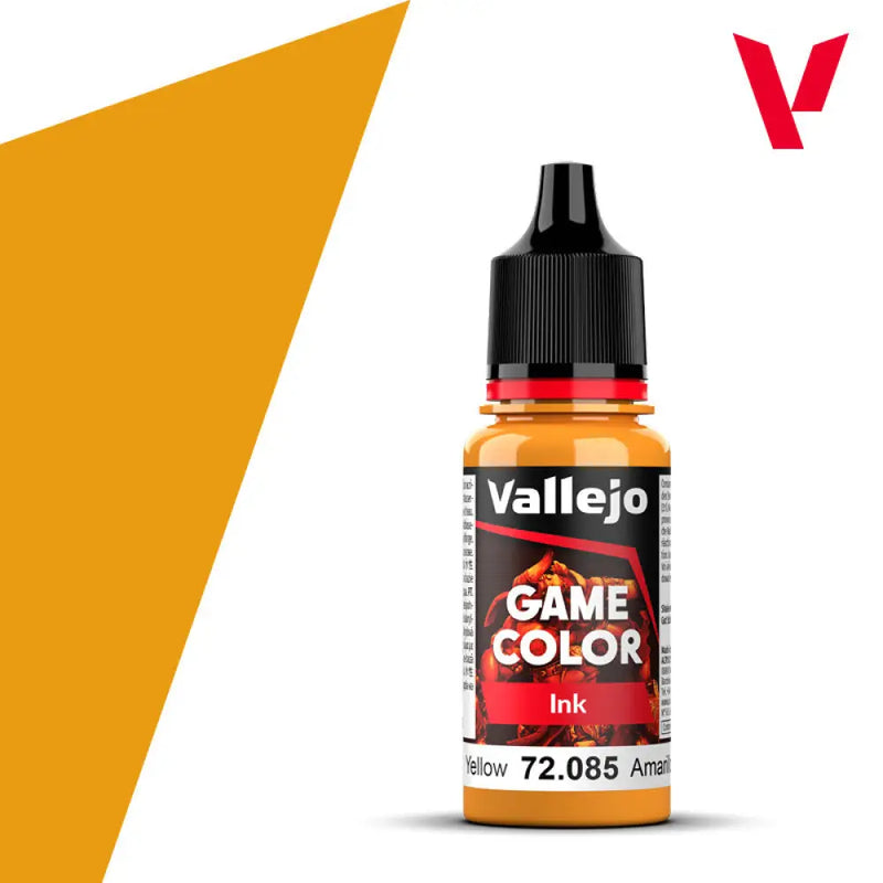 Vallejo Game Color Ink: Yellow (18ml) - Vallejo