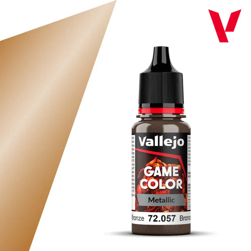 Vallejo Game Color Metallic: Bright Bronze (18ml) - Vallejo