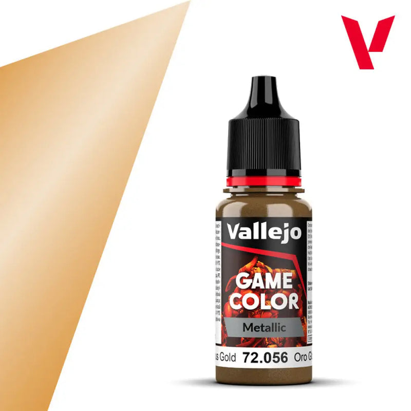 Vallejo Game Color Metallic: Glorious Gold (18ml) - Vallejo