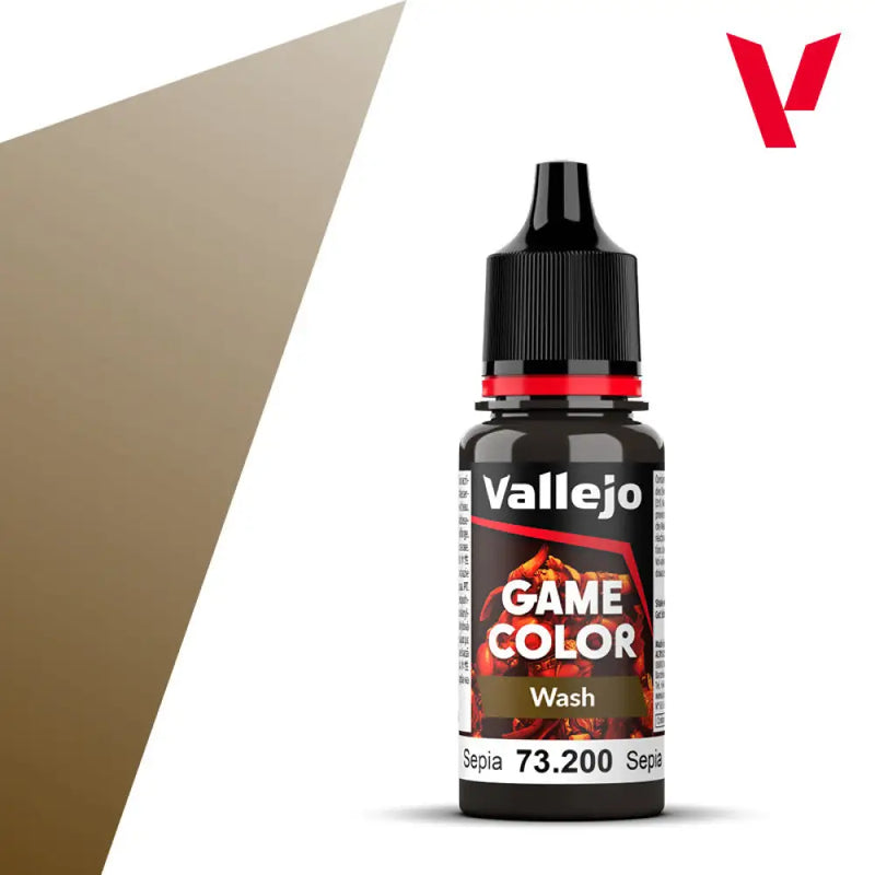 Vallejo Game Color: Sepia Wash (18ml) - Vallejo