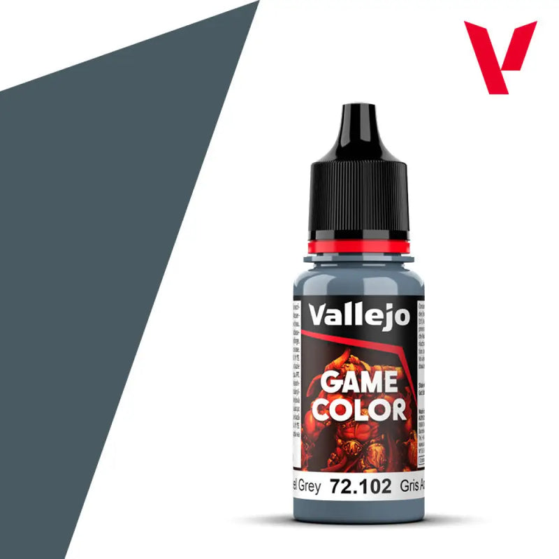 Vallejo Game Color: Steel Grey (18ml) - Vallejo