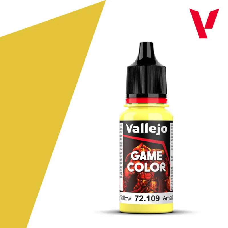Vallejo Game Color: Toxic Yellow (18ml) - Vallejo