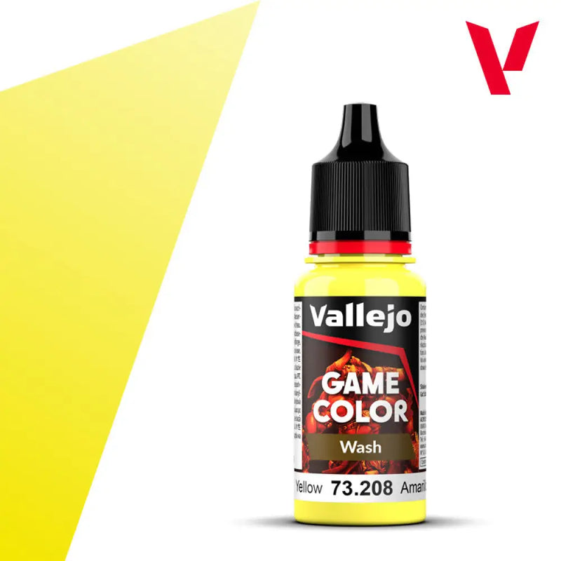 Vallejo Game Color: Yellow Wash (18ml) - Vallejo