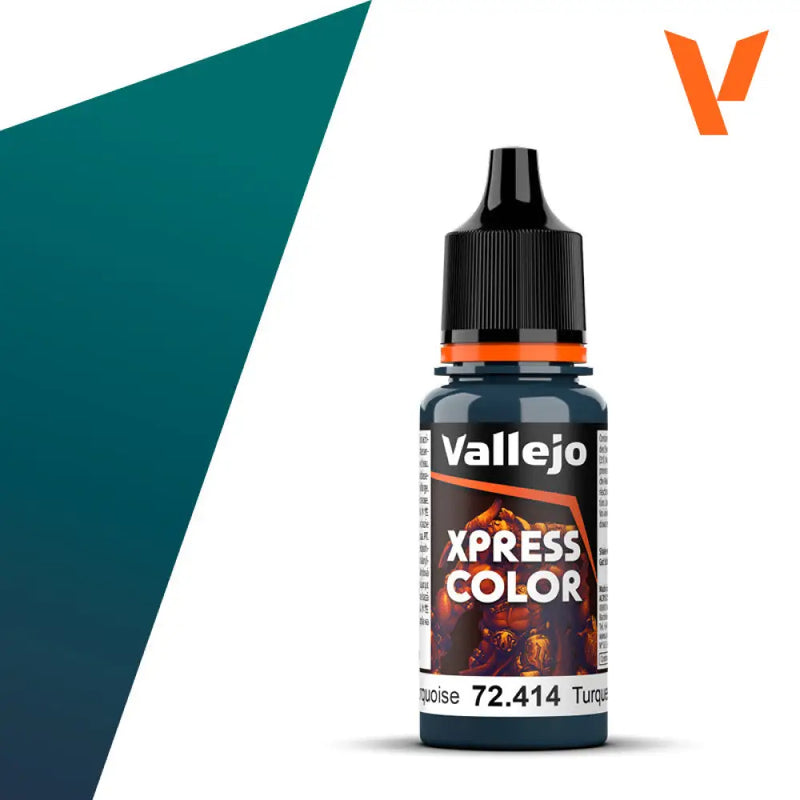 Vallejo Xpress Color: Caribbean Turquoise (18ml) - Vallejo