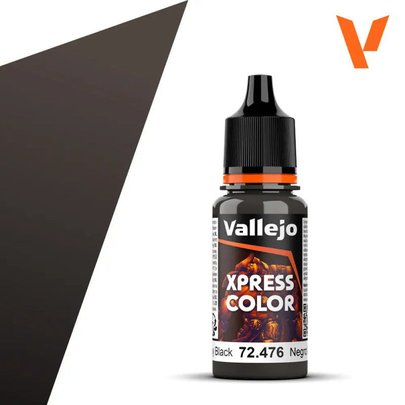 Vallejo Xpress Color: Greasy Black (18ml) - Vallejo
