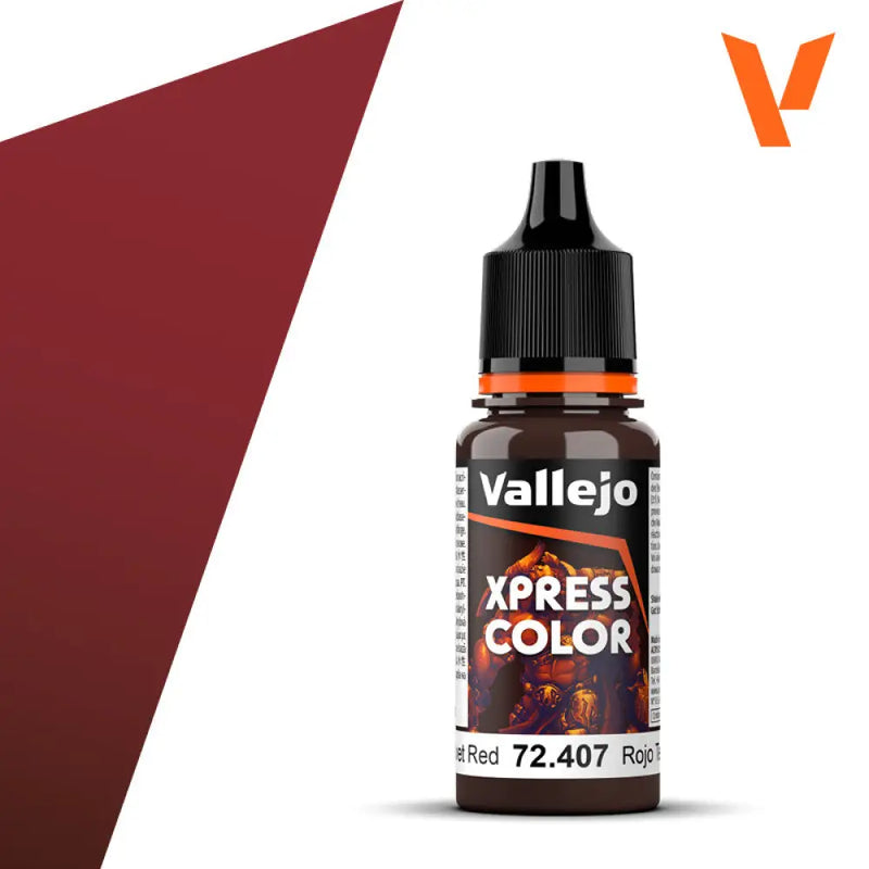 Vallejo Xpress Color: Velvet Red (18ml) - Vallejo