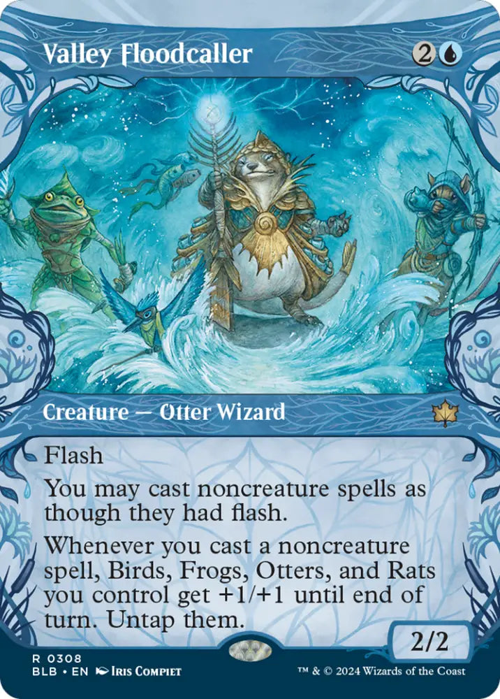 Valley Floodcaller (Showcase) [Bloomburrow] - MTG Single