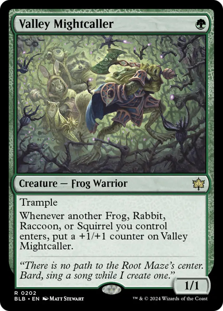 Valley Mightcaller [Bloomburrow] - MTG Single