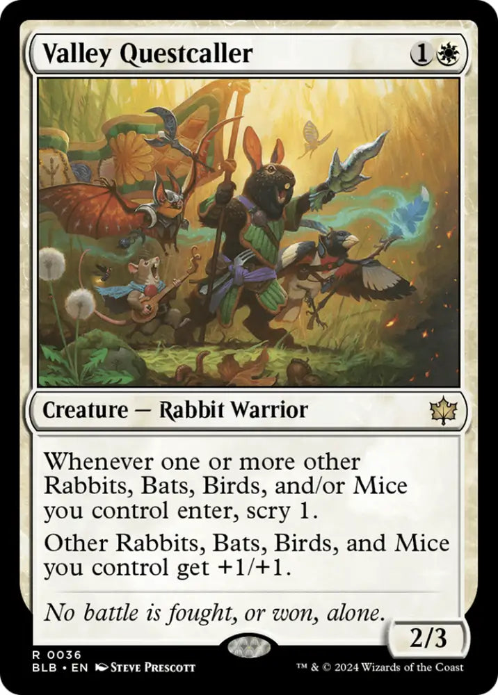 Valley Questcaller [Bloomburrow] - MTG Single